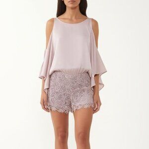 Women's Rubber Ducky Productions Mauve Romper, size medium